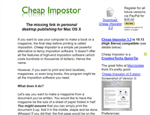 Tablet Screenshot of cheapimpostor.com